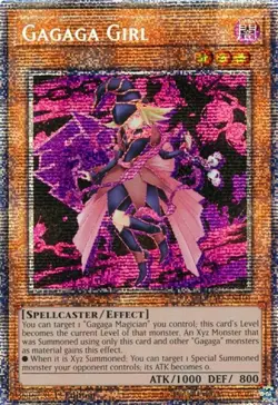 Yugioh! LP Gagaga Girl - DUAD-EN101 - Starlight Rare - 1st Edition Lightly Playe - Image 1