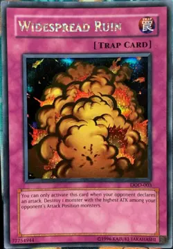 Yugioh! LP Widespread Ruin - DOD-003 - Secret Rare - Limited Edition Lightly Pla - Image 1