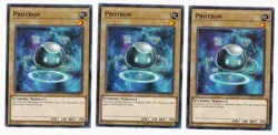Yugioh - 3X Protron - Common - Unlimited - FLOD-EN001 - Near Mint - Image 1