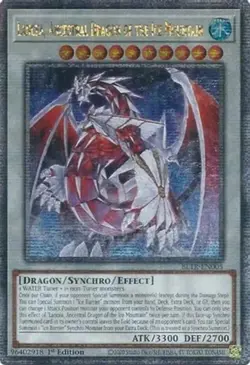 Yugioh! LP Lancea, Ancestral Dragon of the Ice Mountain - BLTR-EN005 - Quarter C - Image 1