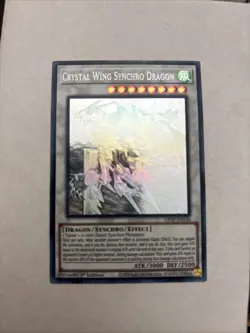 Yugioh! LP Crystal Wing Synchro Dragon - GFTP-EN130 - Ghost Rare - 1st Edition L - Image 1