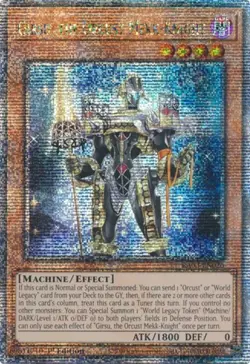 Yugioh! LP Girsu, the Orcust Mekk-Knight - RA03-EN026 - Quarter Century Secret R - Image 1