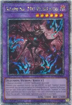 Yugioh! LP Azamina Mu Rcielago - ROTA-EN031 - Quarter Century Secret Rare - 1st - Image 1
