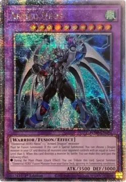 Yugioh! LP Armed Neos - BLMR-EN002 - Quarter Century Secret Rare - 1st Edition L - Image 1
