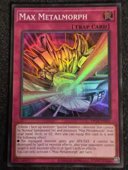 YuGiOh Max Metalmorph Super Rare OP28-EN012 NM - Image 1