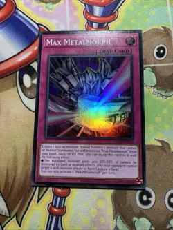 YuGiOh Max Metalmorph Super Rare OP28-EN012 NM - Image 1