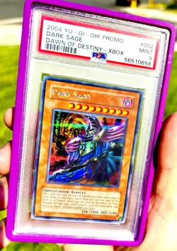 2004 Yugioh! - Dark Sage 🔮 🪄💥 DOD-002 Xbox Promo - PSA 9 MINT - SECRET RARE - Image 2