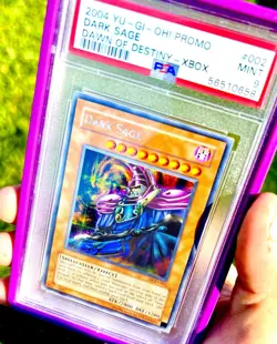 2004 Yugioh! - Dark Sage 🔮 🪄💥 DOD-002 Xbox Promo - PSA 9 MINT - SECRET RARE - Image 4
