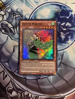 (YBL) Yugioh Harpie Harpist CROS-EN099 Super Rare 1st Ed VLP - Image 1