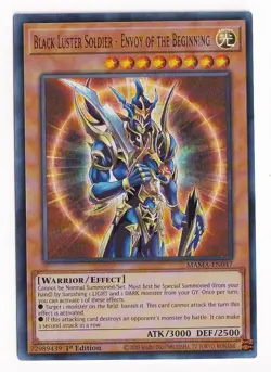 Yu-Gi-Oh! TCG Black Luster Soldier - Envoy of the Beginning MAMA-EN047 Near Mint - Image 1