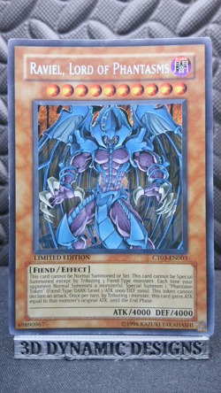 | Yugioh Raviel, Lord of Phantasms CT03-EN003 2006 Tin Secret Rare PL 🔥 | - Image 1