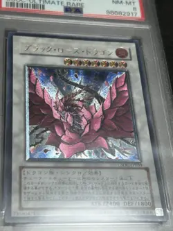 Yu-Gi-Oh 2008 black rose dragon ultimate rare PSA8 - Image 4