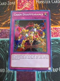 Yu-Gi-Oh! TCG Chain Disappearance LCKC-EN094 Secret Rare Unlimited Near Mint a1/ - Image 1