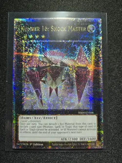Number 16: Shock Master - RA04-EN166 - Quarter Century Secret Rare - 1st Edition - Image 1