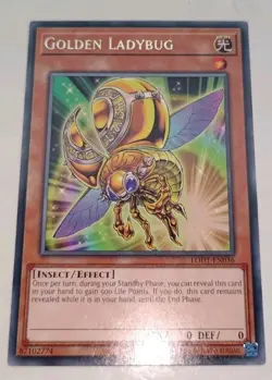Golden Ladybug - YuGiOh! LODT-EN036 Rare Unlimited NM Yugioh Yu-Gi-Oh - Image 2
