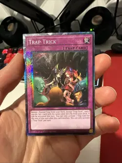 Trap Trick 1st Edition Prismatic Collector's Rare RA03-EN078 Yu-Gi-Oh! - Image 1