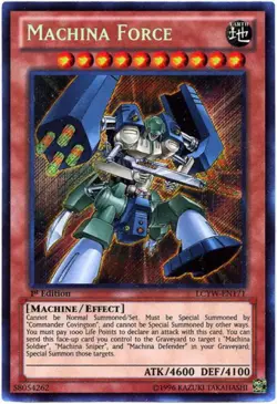 YuGiOh TCG Legendary Collection 3 Secret Rare Machina Force LCYW-EN171 - Image 1