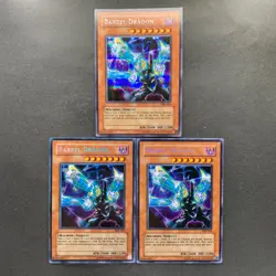 NM 3 card Barrel Dragon VB5-003 Secret Rare YuGiOh 990 - Image 1