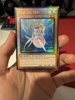 Yugioh Deep Sea Diva RA03-EN004 Prismatic Ultimate Rare NM - Image 1