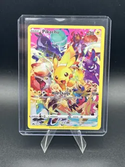 Pokemon Pikachu TCG Card Crown Zenith 160/159 Holo Secret Rare NM/Mint - Image 1