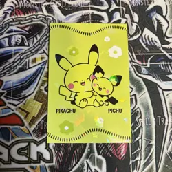Pikachu & Pichu Green Electric Pokemon 2025 Cracked Ice Holo Card Database - Image 1