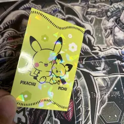 Pikachu & Pichu Green Electric Pokemon 2025 Cracked Ice Holo Card Database - Image 2