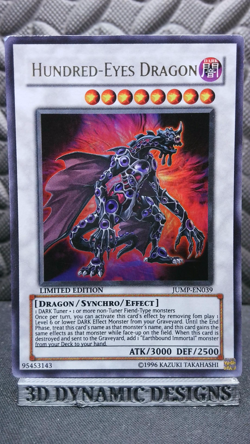 | Yugioh Hundred-Eyes Dragon JUMP-EN039 Ultra Rare Shonen Jump Promo NM/VLP 🔥 | - Image 1