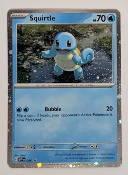 Squirtle 048 Cosmos Holo SV: Scarlet & Violet Promo Cards NM Pokemon TCG Card - Image 1