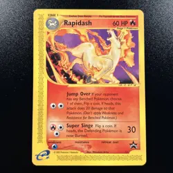 Rapidash 51 WOTC Black Star Promo Nintendo E-Reader Pokemon Card Near Mint NM - Image 1
