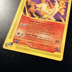 Rapidash 51 WOTC Black Star Promo Nintendo E-Reader Pokemon Card Near Mint NM - Image 3