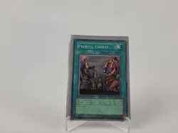 Yu-Gi-Oh TCG Painful Choice MRL-049 Unlimited Super Rare Card Played NM - Image 1