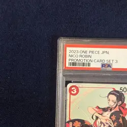[PSA10] 2023 ONE PIECE JAPANESE ST01-008 NICO ROBIN PROMOTION CARD SET 3 - Image 2