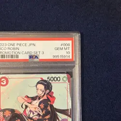 [PSA10] 2023 ONE PIECE JAPANESE ST01-008 NICO ROBIN PROMOTION CARD SET 3 - Image 3