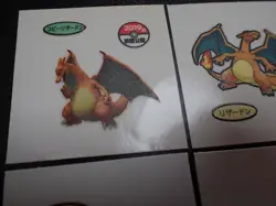 Pokemon Card Daiichi Bread Promo Sticker Charizard x4 SET #5522 - Image 2