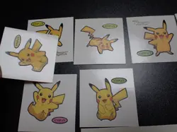Pokemon Card Daiichi Bread Promo Sticker Pikachu x15 SET #4625 - Image 5