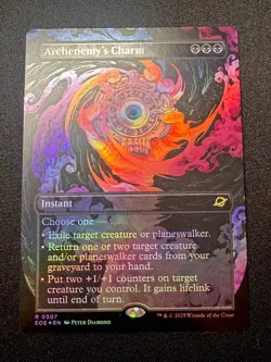 Archenemy's Charm (Borderless FOIL) - MTG #307 - Edge of Eternities - NM - Image 1