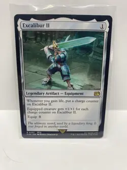 Excalibur II #257 NM/M Final Fantasy MTG Magic Rare Equipment Artifact FF9 FFIX - Image 1