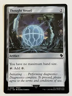 Thought Vessel Commander: Final Fantasy MTG Non-Foil Regular - Image 1