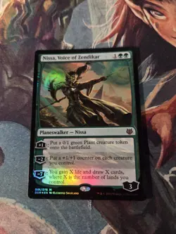 Nissa, Voice of Zendikar 1x FOIL MtG FOIL Duel Deck: Nissa Vs Ob Nixilis SP/NM - Image 1