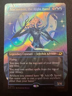Mm'menon, the Right Hand - Borderless FOIL - MTG Edge of Eternities - NM - Image 1