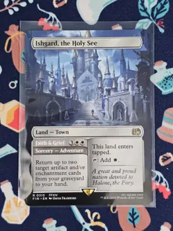 ISHGARD, THE HOLY SEE ~ NM MTG - FIN Final Fantasy 0310 BORDERLESS Regular - Image 1