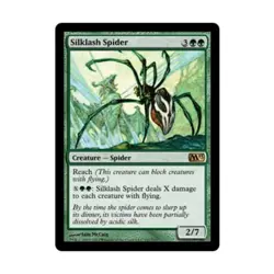 WOTC MtG M13 Silklash Spider (R) (Foil) VG - Image 1