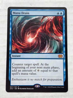MTG Magic the Gathering NM Mana Drain 057 Double Masters 2022 - Image 1