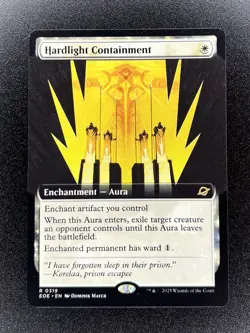 MTG Edge of Eternities EXTENDED ART R Hardlight Containment 0319 Regular - Image 1