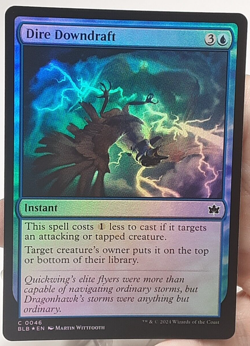 MTG - Bloomburrow - Dire Downdraft - Foil - #0046 - Playset x4 - Near Mint - Image 1