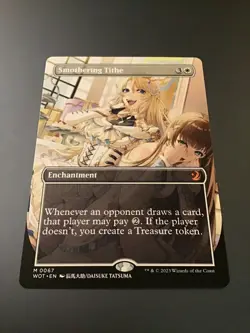 MTG Wilds of Eldraine Enchanting Tales #0067 Smothering Tithe Borderless NM - Image 1
