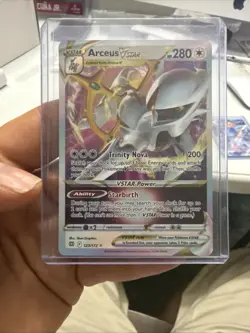Arceus VSTAR 123/172 - Brilliant Stars - Holo Ultra Rare Pokemon TCG NM - Image 1