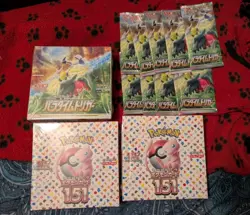 Pokemon TCG JAPANESE - 2X 151 BOOSTER BOX 1X. PARADIGM TRIGGER 10 PT Packs - Image 1