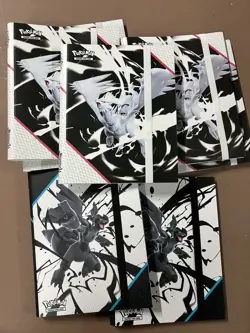 Lot Of 8 Pokemon Black Bolt (2) & White Flare (6) Binder * BINDERS ONLY* - Image 1