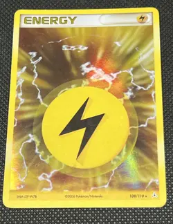 Pokemon TCG EX Holon Phantoms 2006 #108/110 Lightning Energy, Holo Rare - Image 1